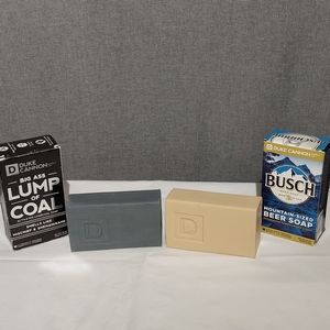 Lot of 2 Duke Cannon Soaps Charcoal Beer NIB